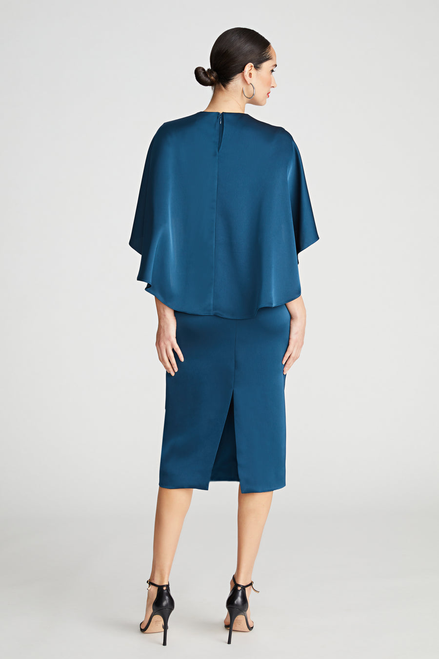 Halston Heritage Tomi Dress In Satin