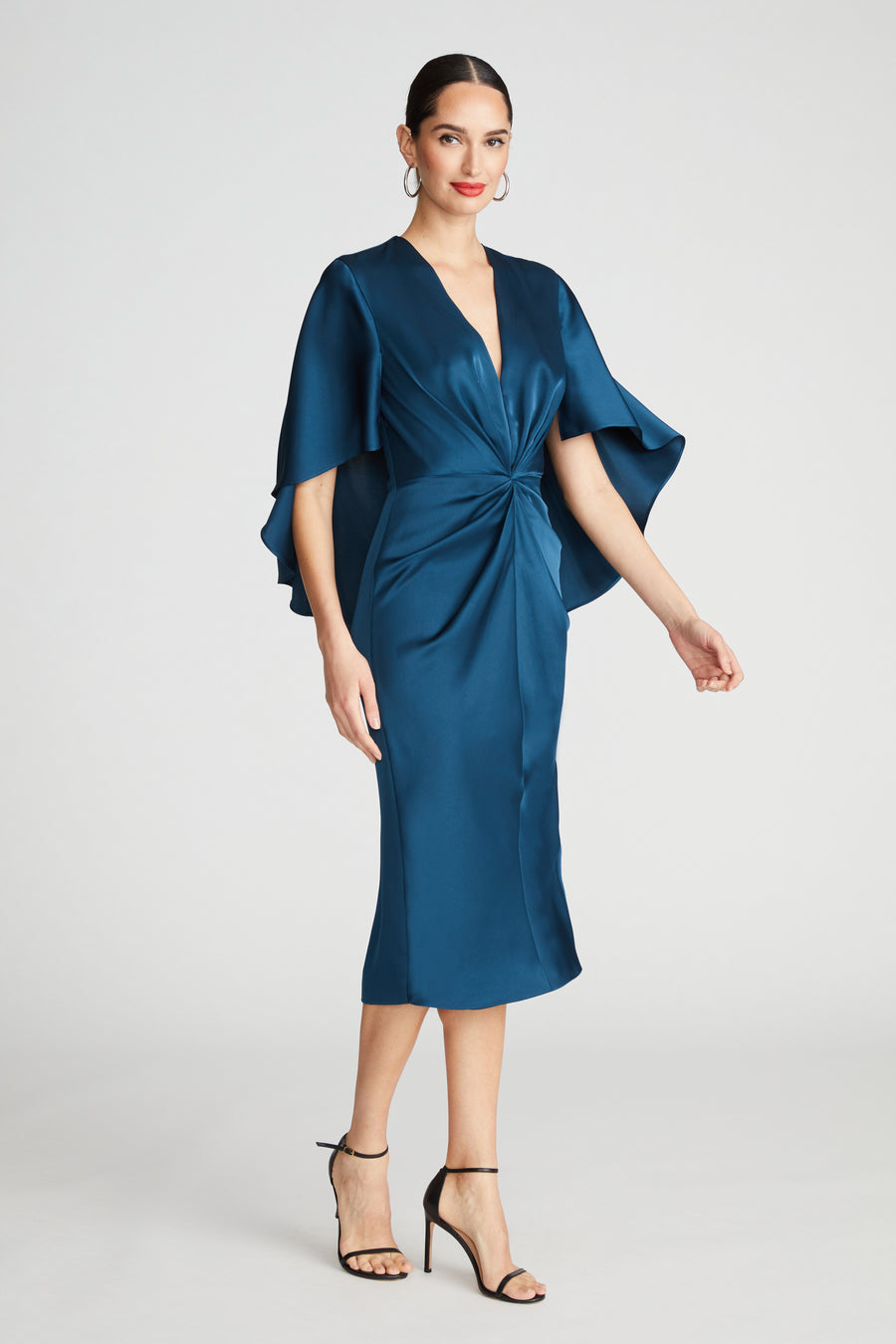 Halston Heritage Tomi Dress In Satin