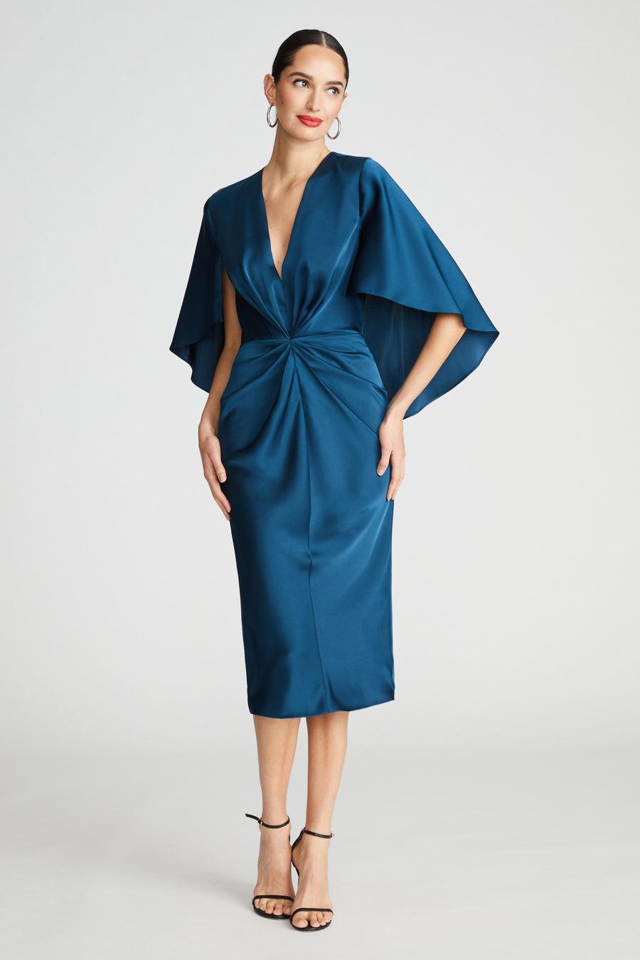 Halston Heritage Tomi Dress In Satin