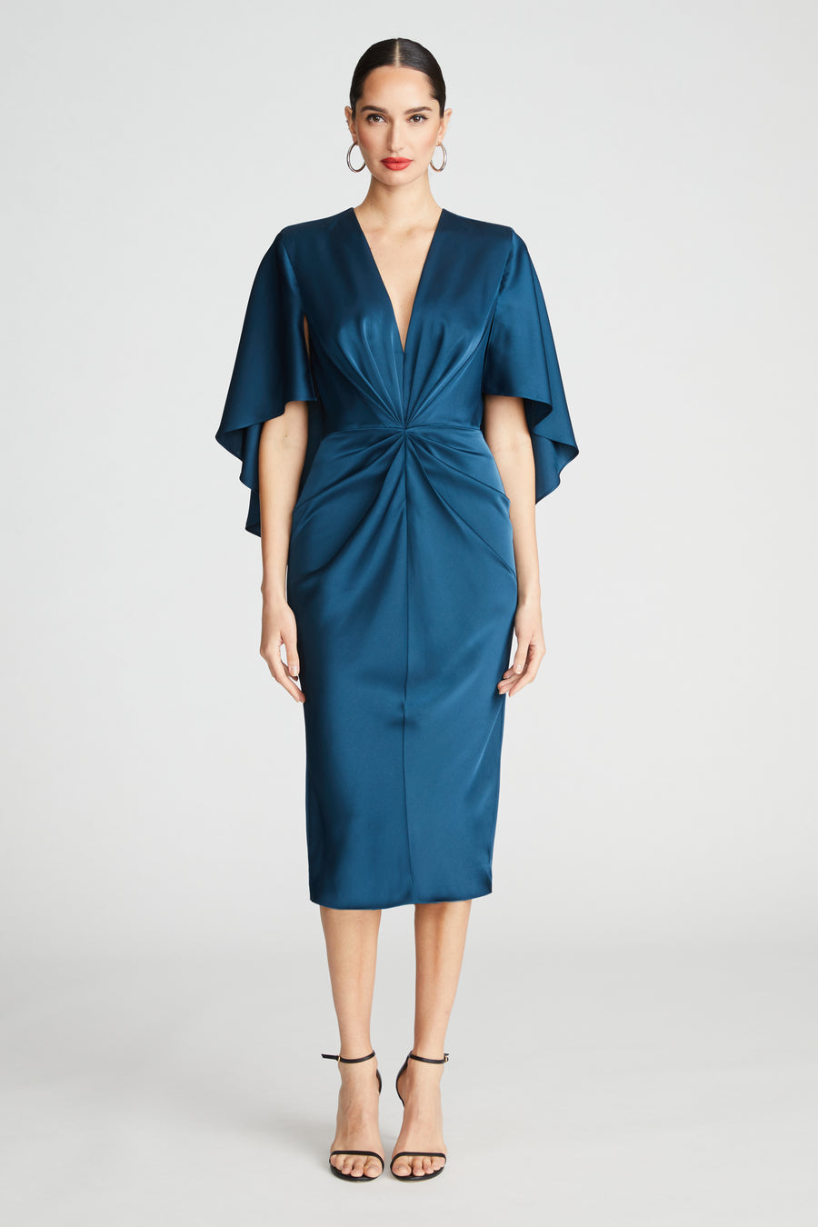 halston heritage Tomi Dress In Satin