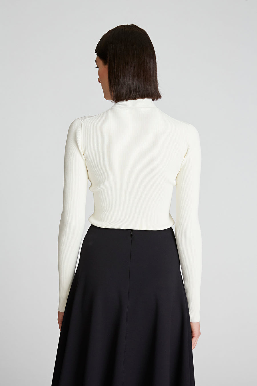 Halston Heritage Ty Turtleneck In Matte Viscose