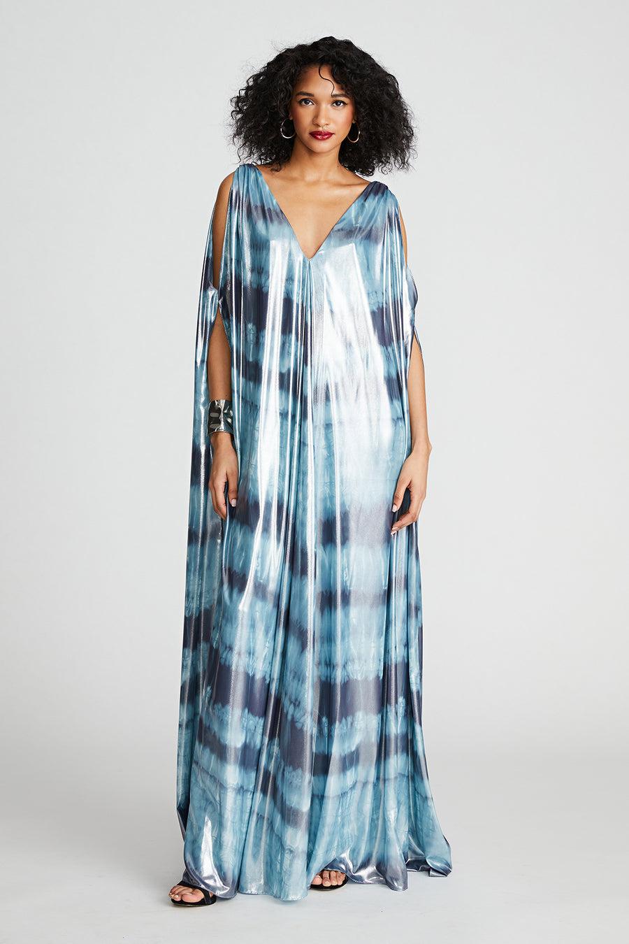 halston heritage Umi Gown In Iridescent Chiffon