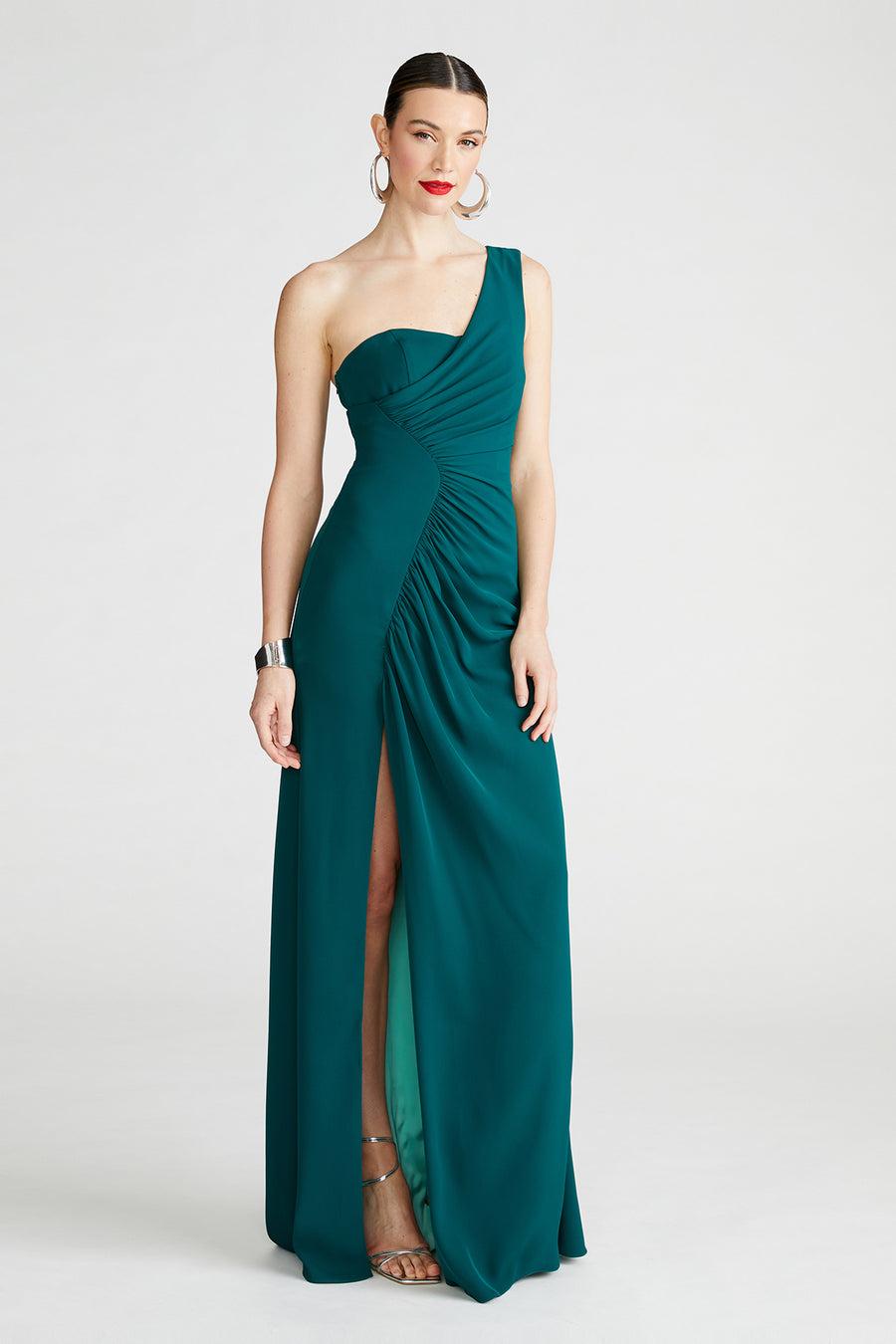 halston heritage Verdianna Gown In Fluid Crepe