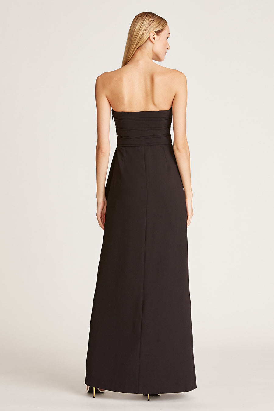 Halston Heritage Violet Crepe Gown