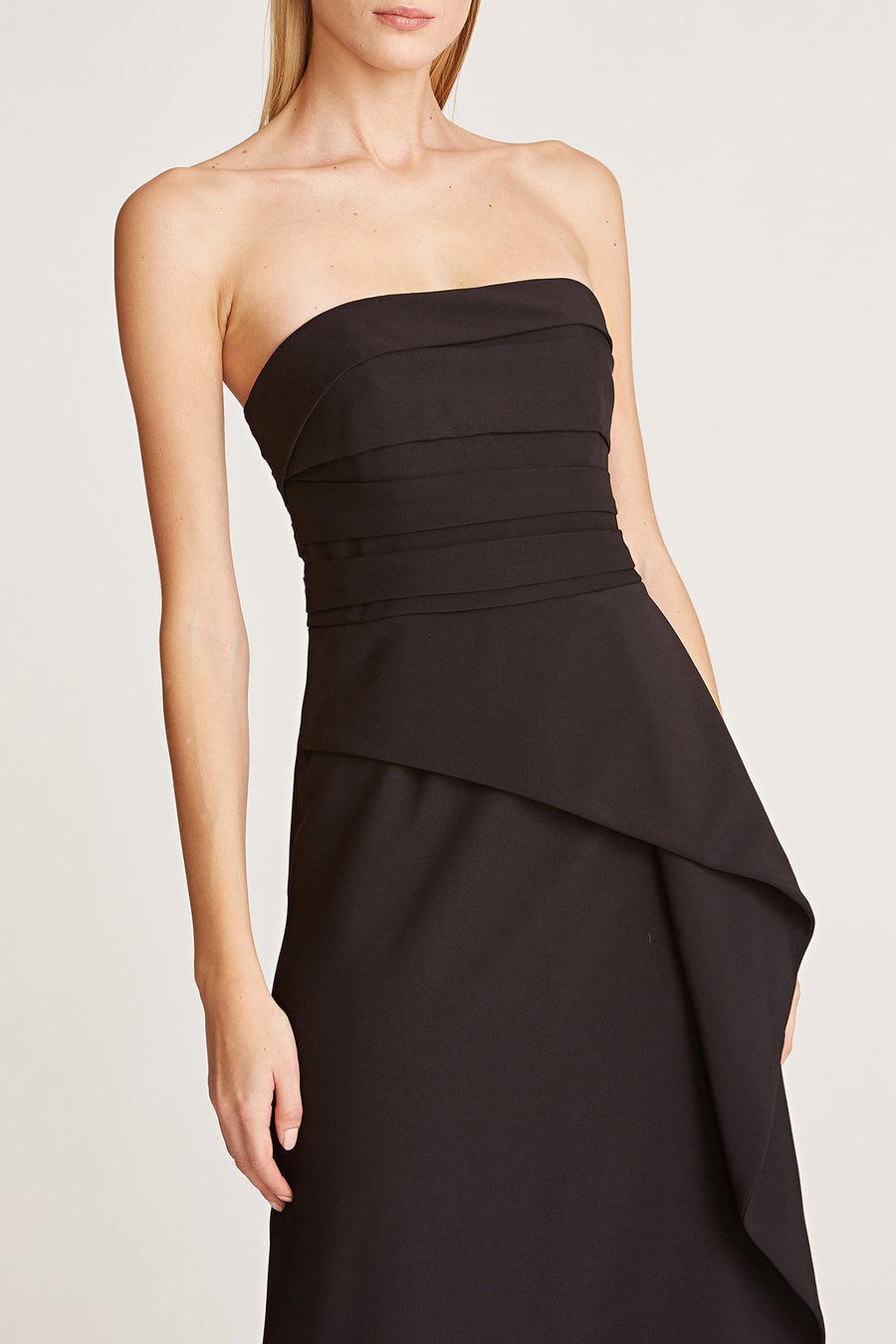 Halston Heritage Violet Crepe Gown