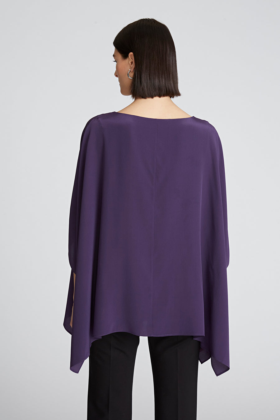Halston Heritage Wendy Top In Crepe De Chine
