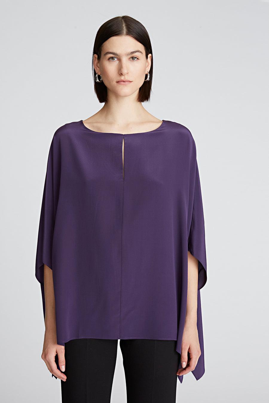 Halston Heritage Wendy Top In Crepe De Chine