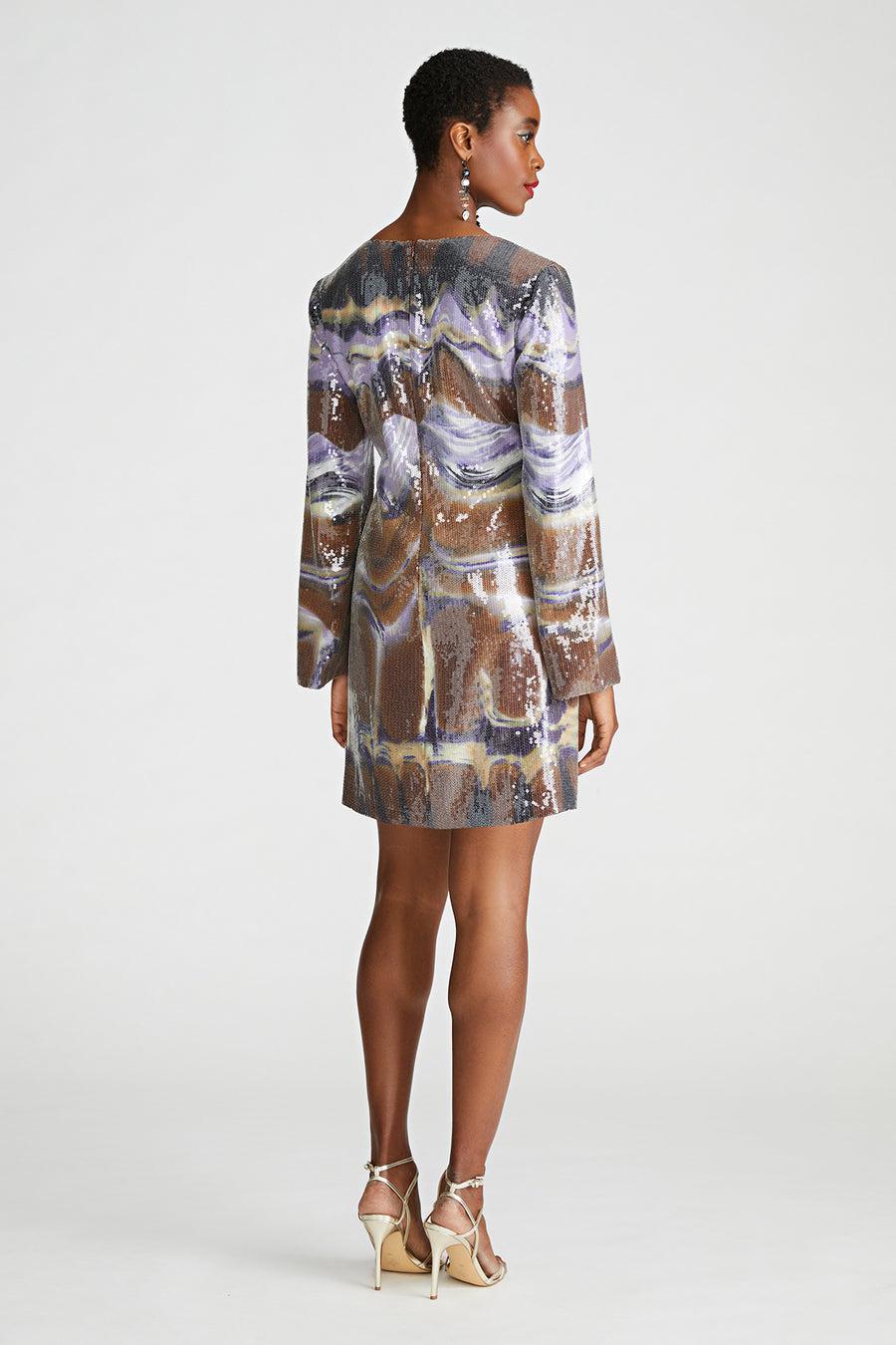 Halston Heritage Wynonna Dress In Sequin