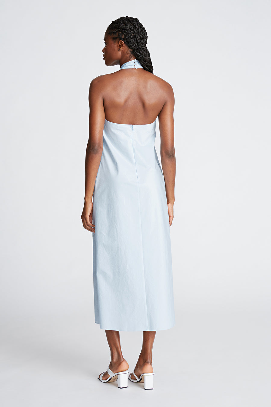 Halston Heritage Zoie Dress In Cotton Shirting