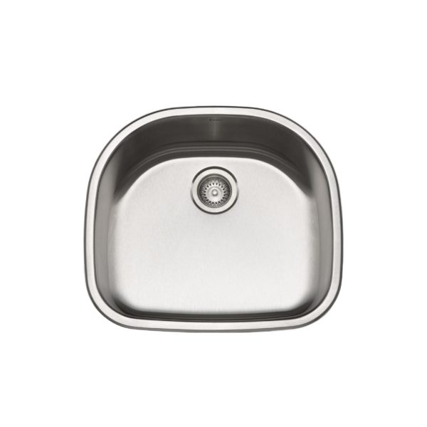 hamat Designer Undermount Stainless Steel Single D Bowl Kitchen Sink