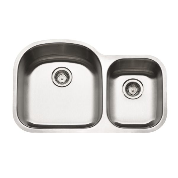 hamat Enterprise Undermount Stainless Steel 70/30 Double Bowl Kitchen Sink