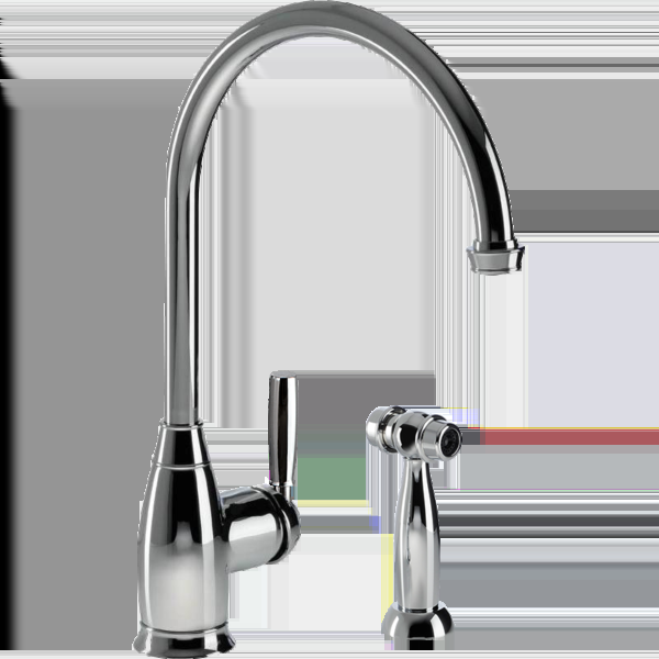 Hamat Exeter Single Handle Kitchen Faucet Polished Chrome (PC)