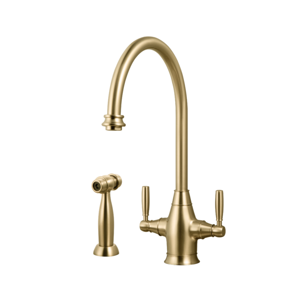 hamat Exeter Two Handle Kitchen Faucet Polished Chrome (PC)