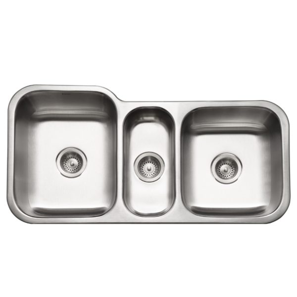 hamat Gourmet Undermount Stainless Steel Triple Bowl Kitchen Sink
