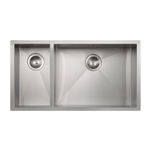 Hamat Prizm Undermount Stainless Steel 70/30 Double Bowl Kitchen Sink