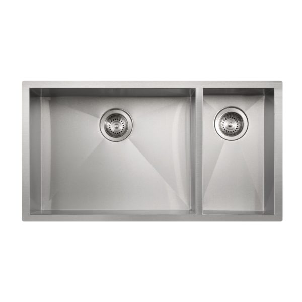 hamat Prizm Undermount Stainless Steel 70/30 Double Bowl Kitchen Sink