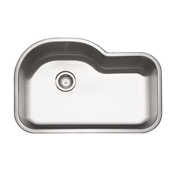 hamat Villa Designer Topmount Offset Single Bowl Kitchen Sink