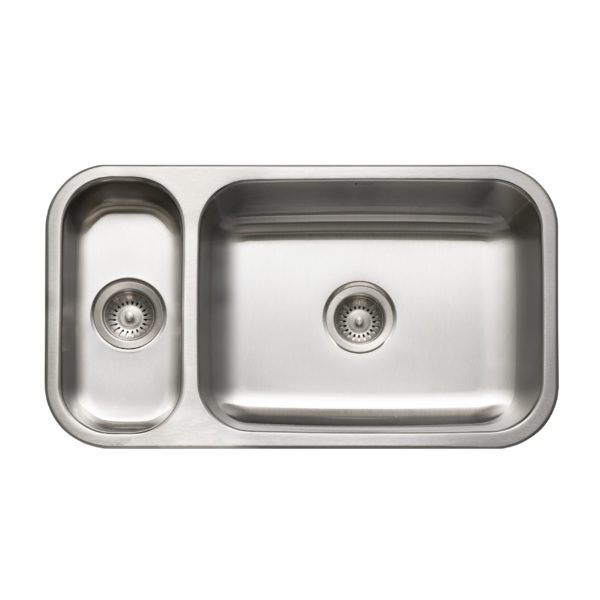 hamat Vitality Undermount Stainless Steel 80/20 Double Bowl Kitchen Sink