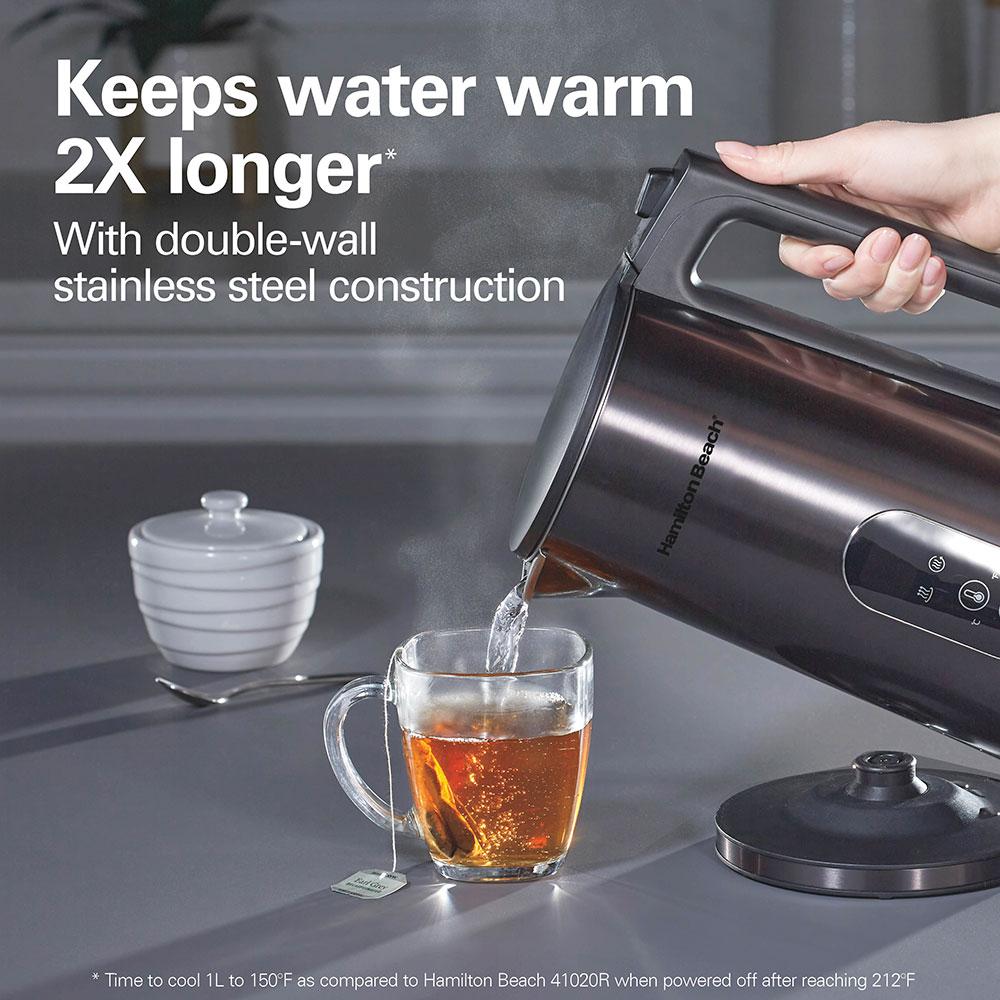 Hamilton Beach 1.7 Digital Temperature-Control Double-Wall Kettle