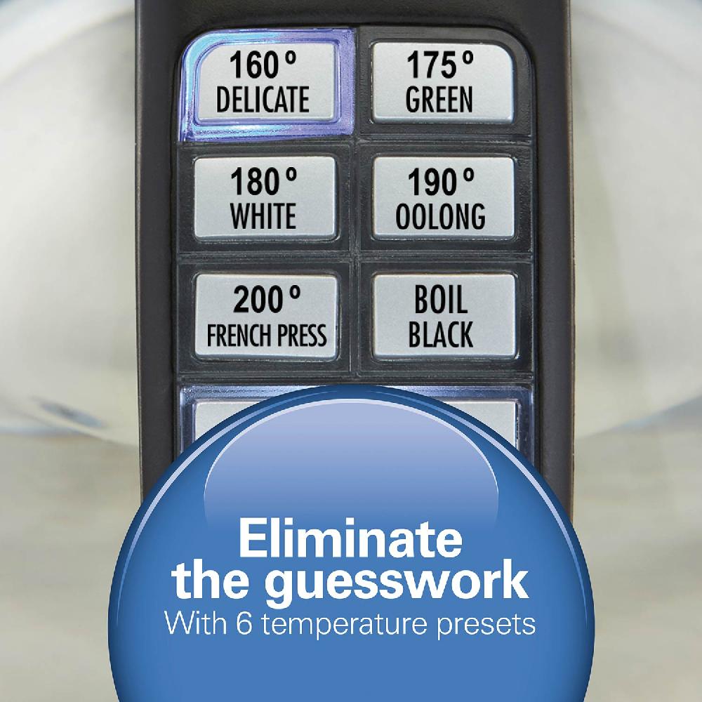 Hamilton Beach 1.7 Liter Variable Temperature Glass Kettle