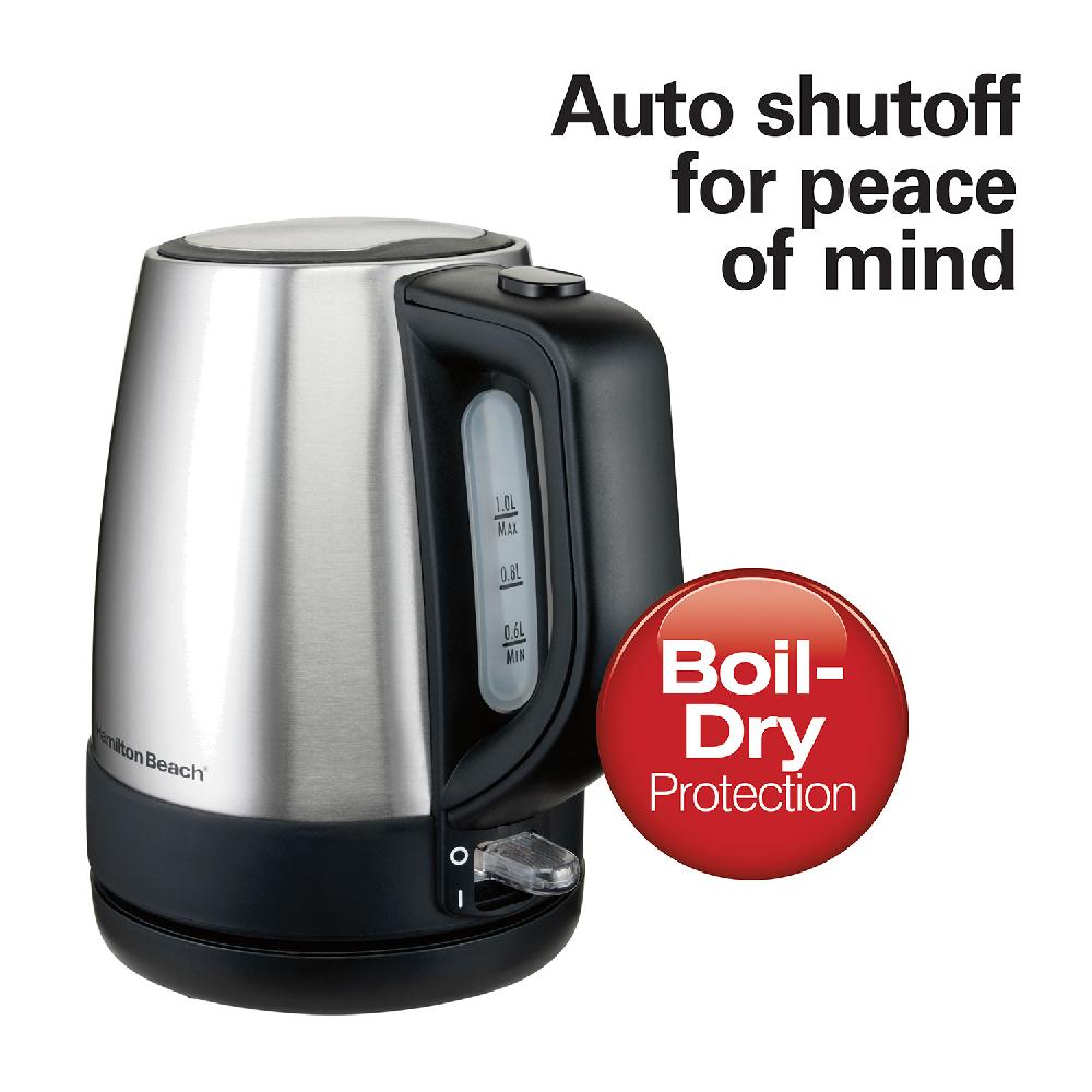 Hamilton Beach 1 Liter Stainless Steel Electric Kettle