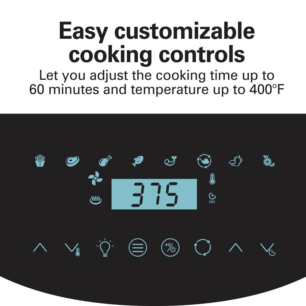 Hamilton Beach 11.6 Qt. / 11 Liter Digital Air Fryer Oven With Rotisserie