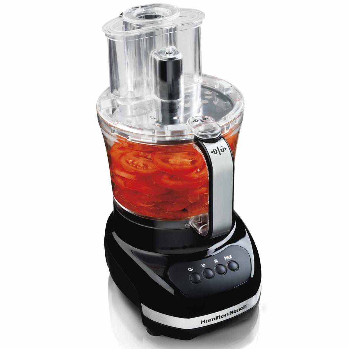 hamilton beach 12-Cup Big Mouth® Duo Plus Food Processor with 2 Bowls Touch Pad Controls