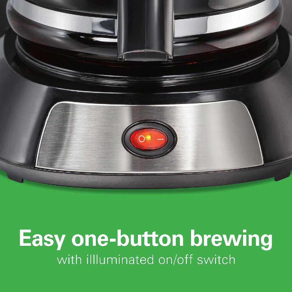Hamilton Beach 12 Cup Coffee Maker With Stainless Steel Accents