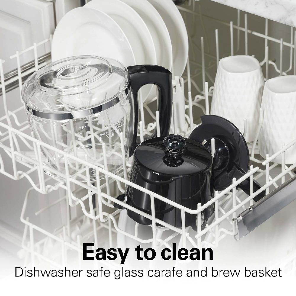 Hamilton Beach 12 Cup Coffee Maker With Stainless Steel Accents