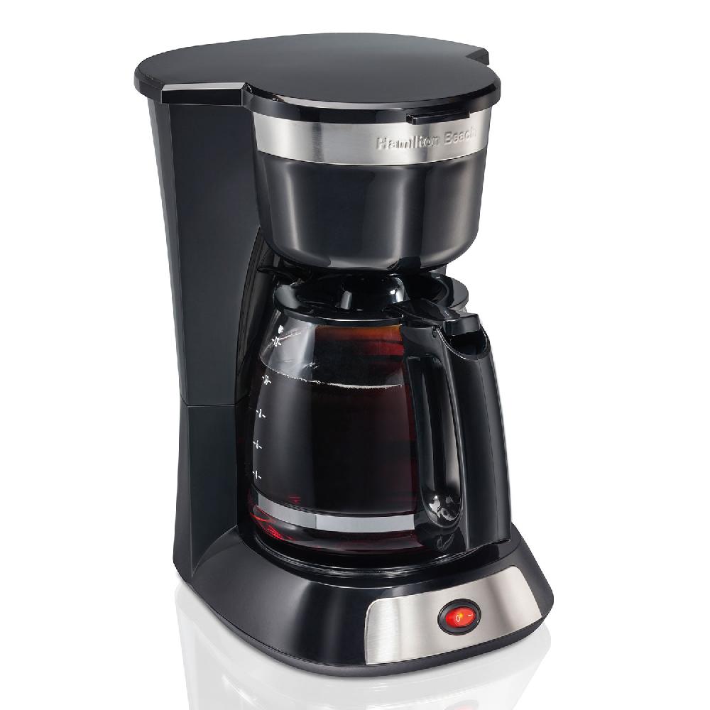 hamilton beach 12 Cup Coffee Maker with Stainless Steel Accents