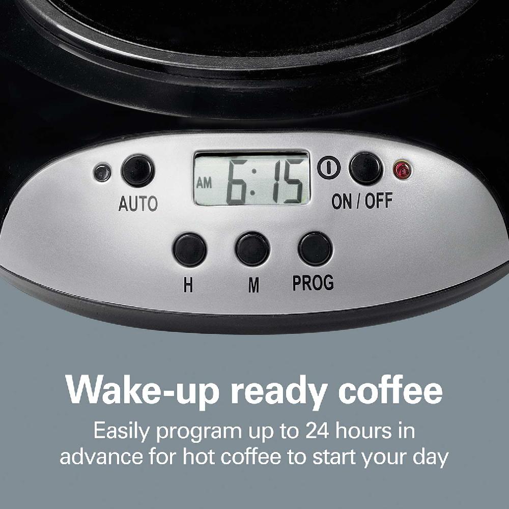 Hamilton Beach 12 Cup Programmable Coffee Maker For Cone Filters