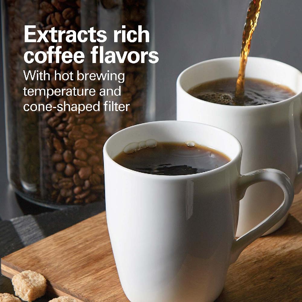 Hamilton Beach 12 Cup Programmable Coffee Maker For Cone Filters