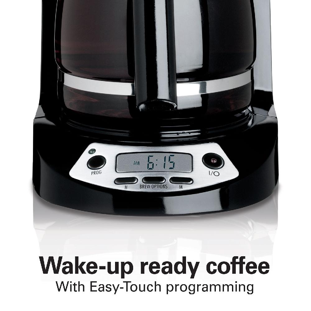 Hamilton Beach 12 Cup Programmable Coffee Maker With 3 Settings