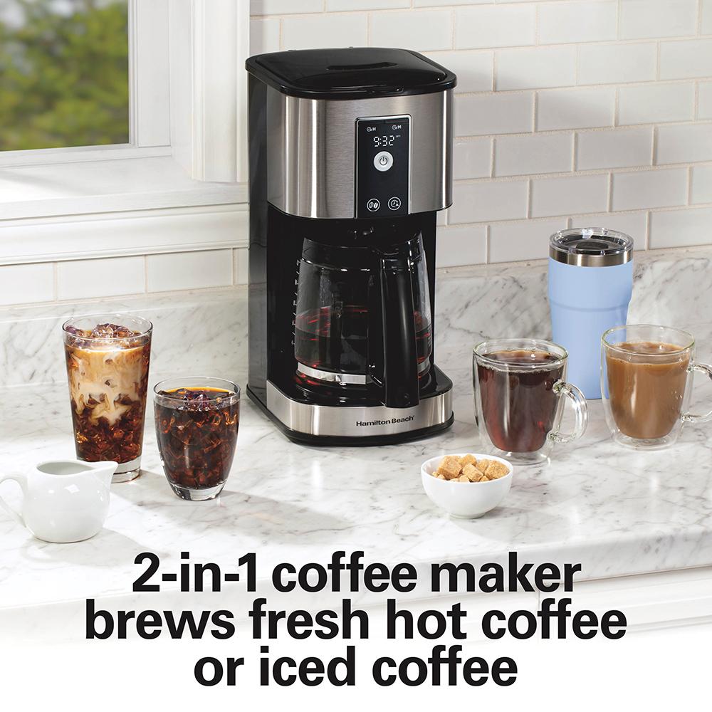 Hamilton Beach 12 Cup Programmable Hot & Iced Coffee Maker
