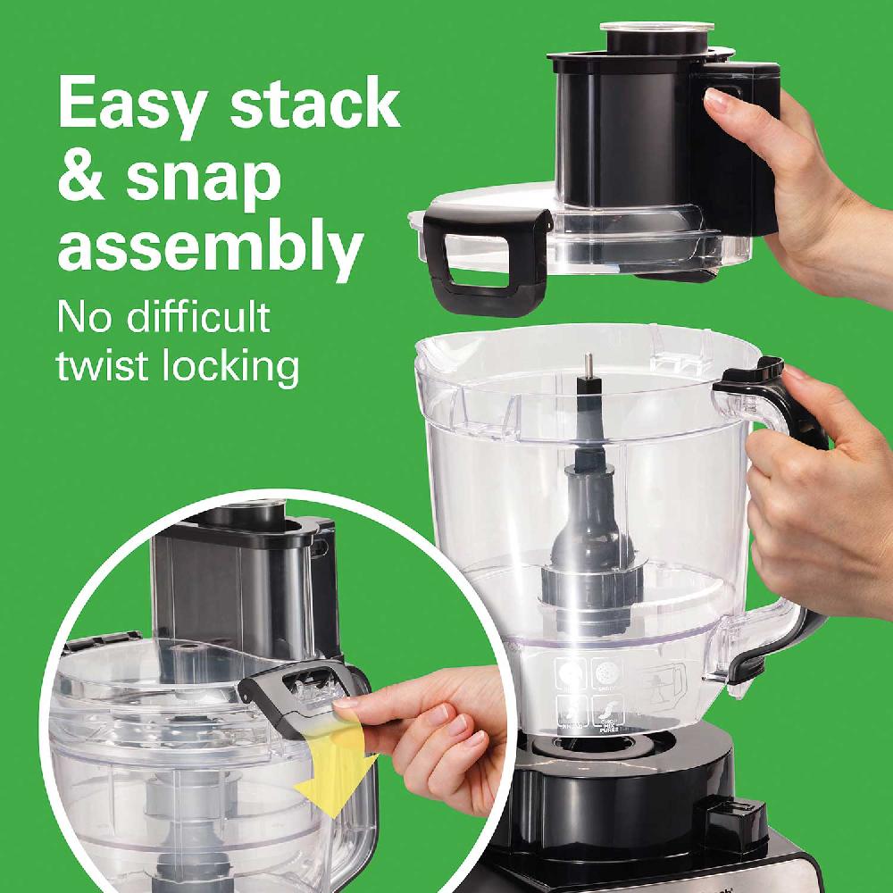 Hamilton Beach 14 Cup Stack & Snap™ Duo Food Processor