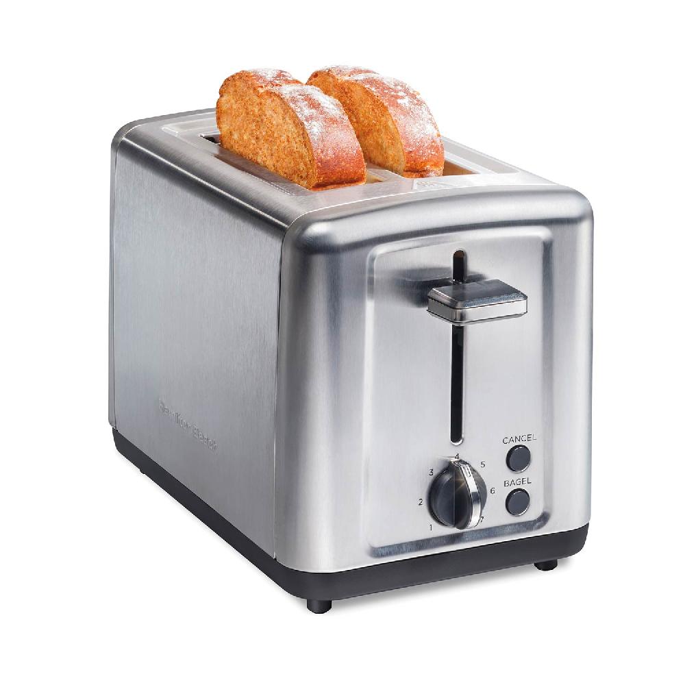 hamilton beach 2 Slice Brushed Toaster with Extra-Wide Slots Stainless Steel