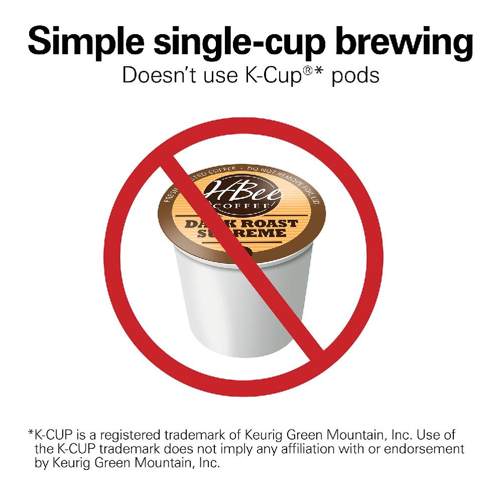 Hamilton Beach 2-Way Coffee Maker Single-Serve &12 Cup Carafe Stainless