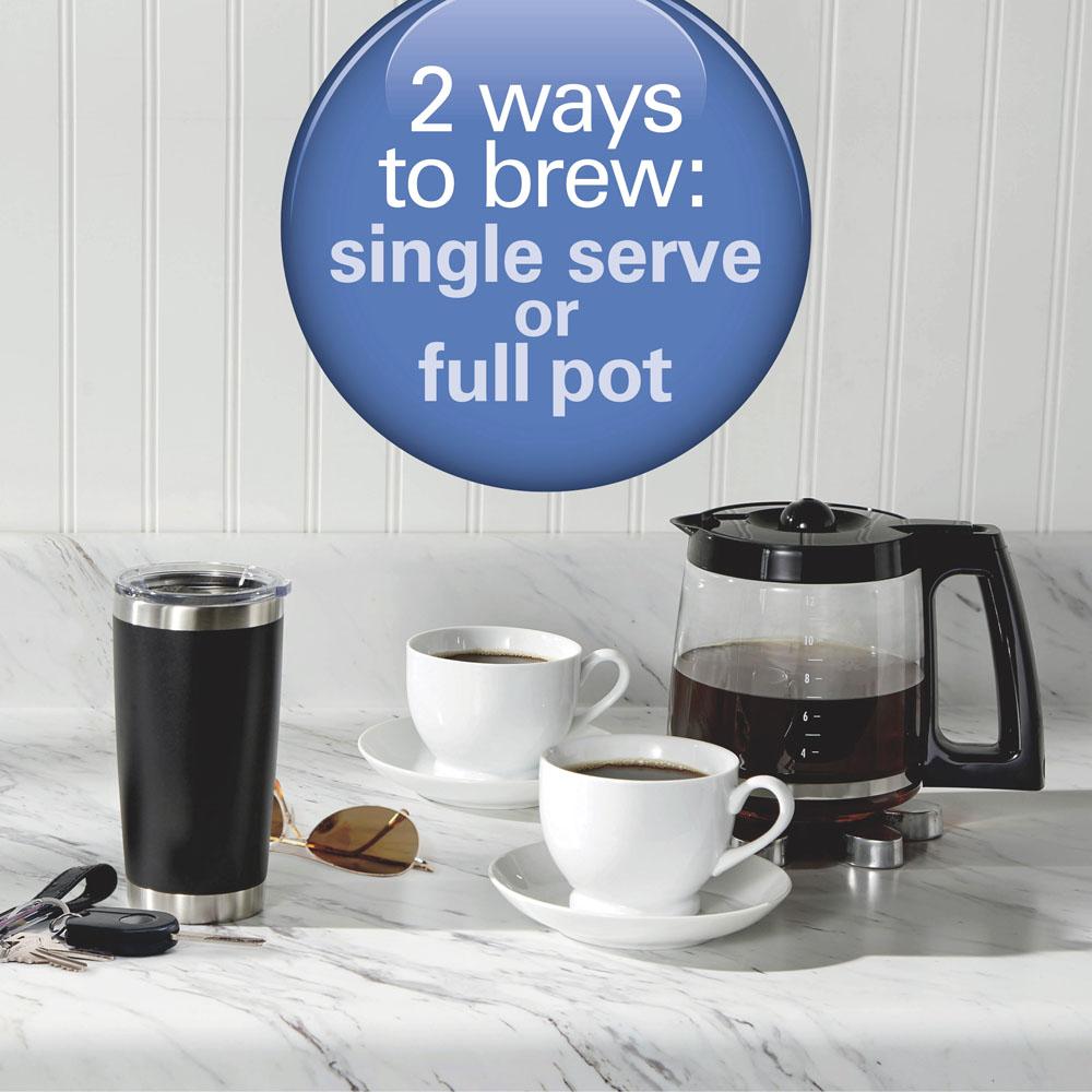 Hamilton Beach 2-Way Programmable Coffee Maker Black