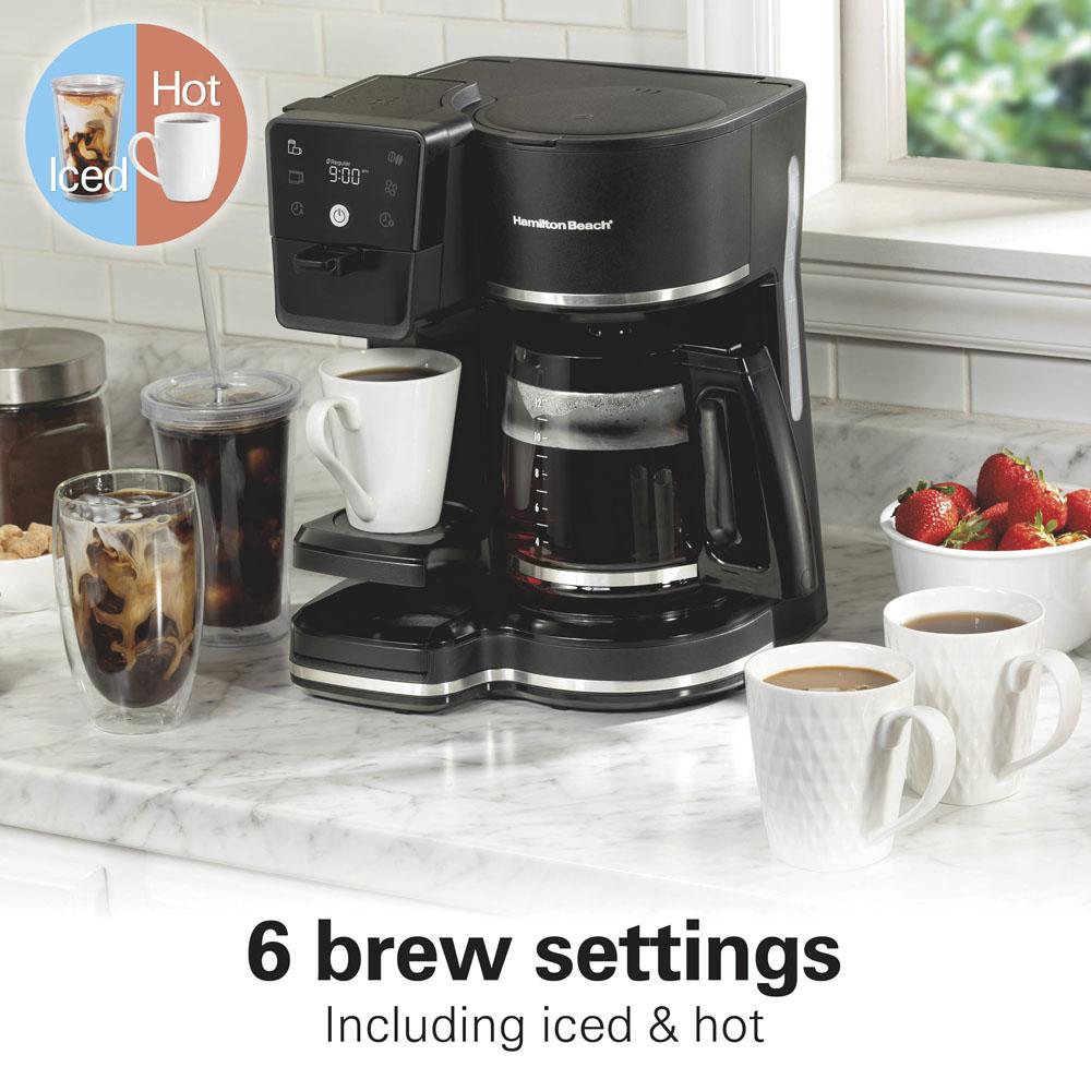 Hamilton Beach 2-Way Programmable Coffee Maker Black