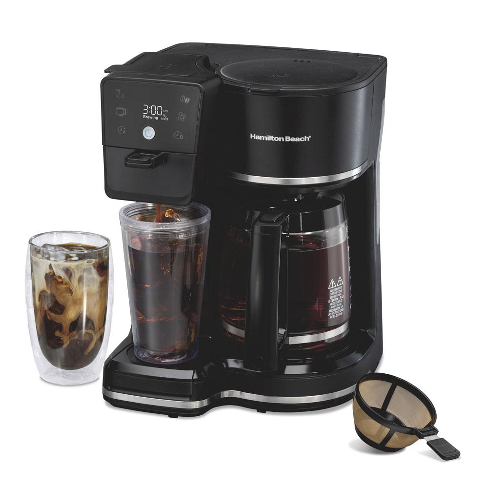 hamilton beach 2-Way Programmable Coffee Maker Black