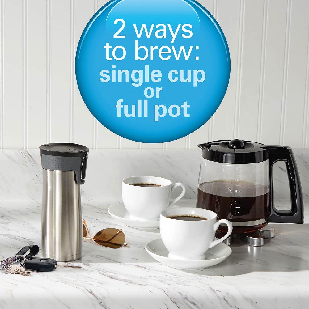 Hamilton Beach 2-Way Programmable Coffee Maker Stainless