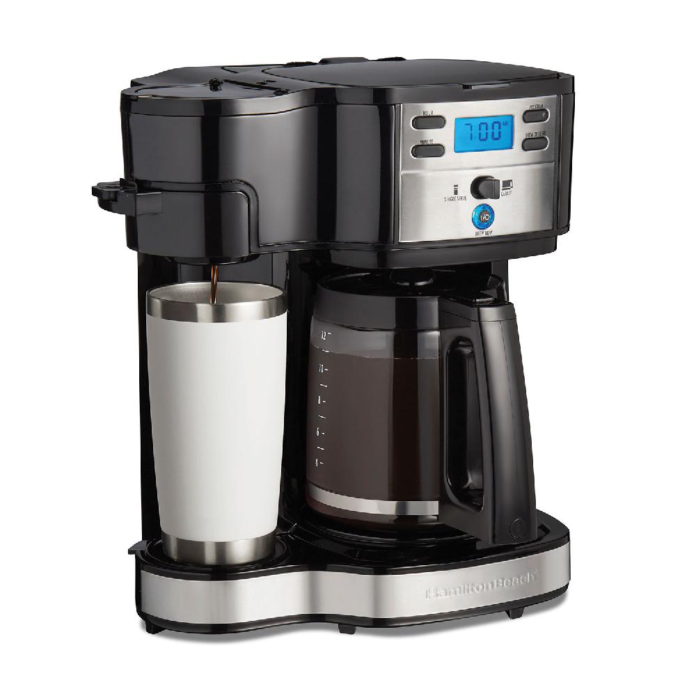 hamilton beach 2-Way Programmable Coffee Maker Stainless