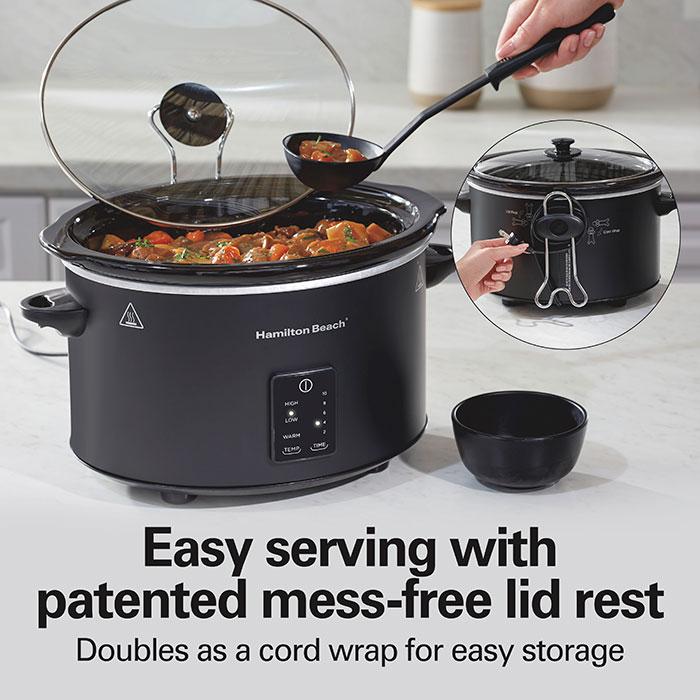 Hamilton Beach 5 Quart Easy Serve Programmable Slow Cooker