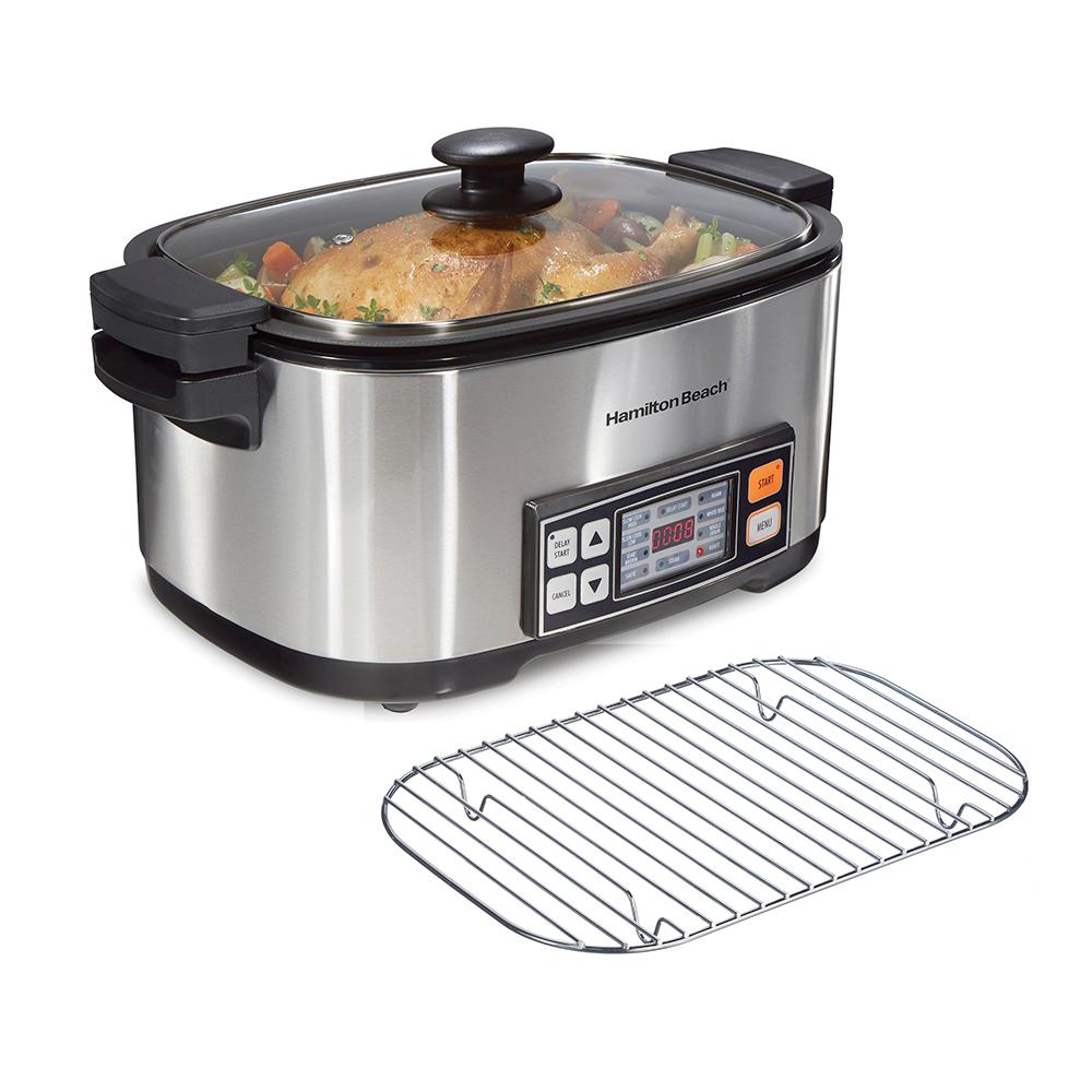 hamilton beach 6 Quart 9-in-1 Multi-Cooker/Rice Cooker