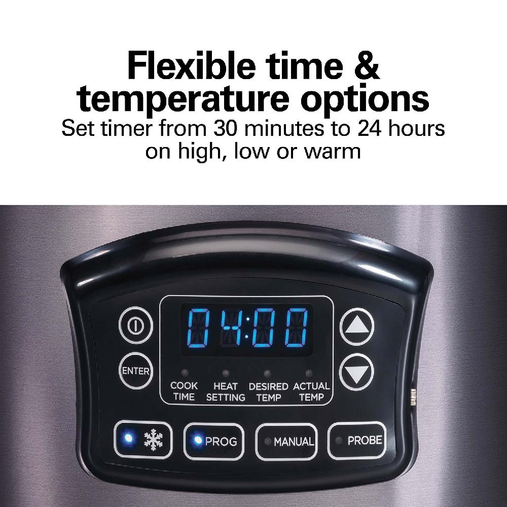 Hamilton Beach 6 Quart Programmable Defrost Slow Cooker