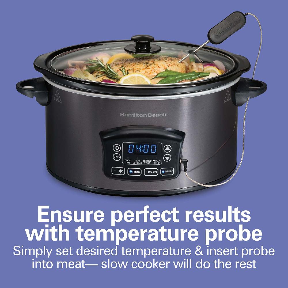 Hamilton Beach 6 Quart Programmable Defrost Slow Cooker