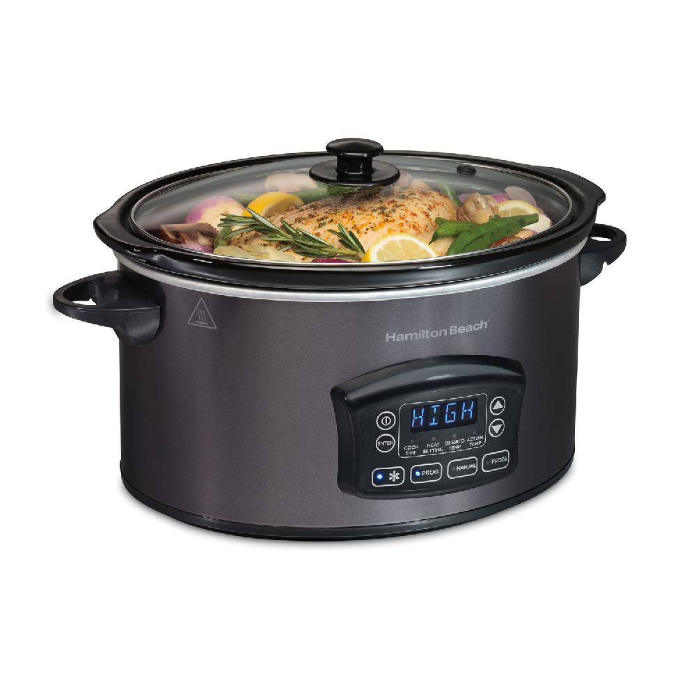 hamilton beach 6 Quart Programmable Defrost Slow Cooker
