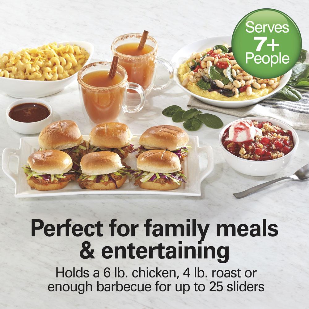 Hamilton Beach 6 Quart Slow Cooker With Folding Handles