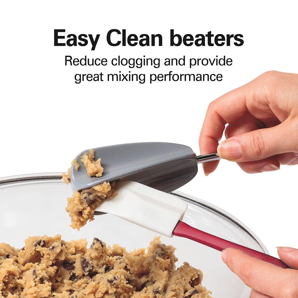 Hamilton Beach 6 Speed Hand Mixer With Snap-On Case Black