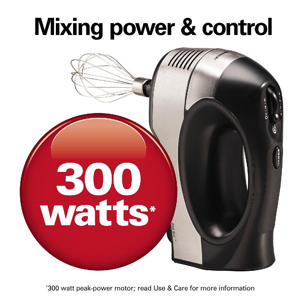 Hamilton Beach 6 Speed Performance Hand Mixer With Case And Attachments